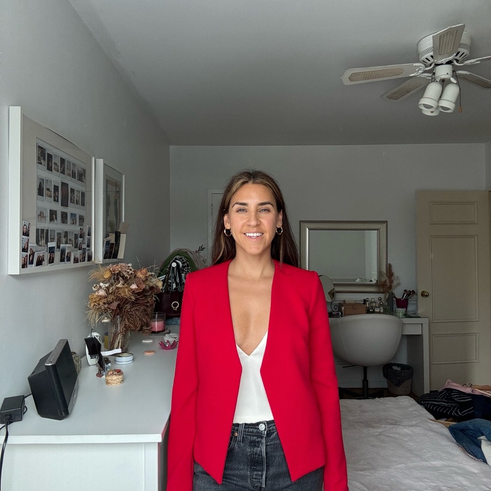 Women's Red Blazer